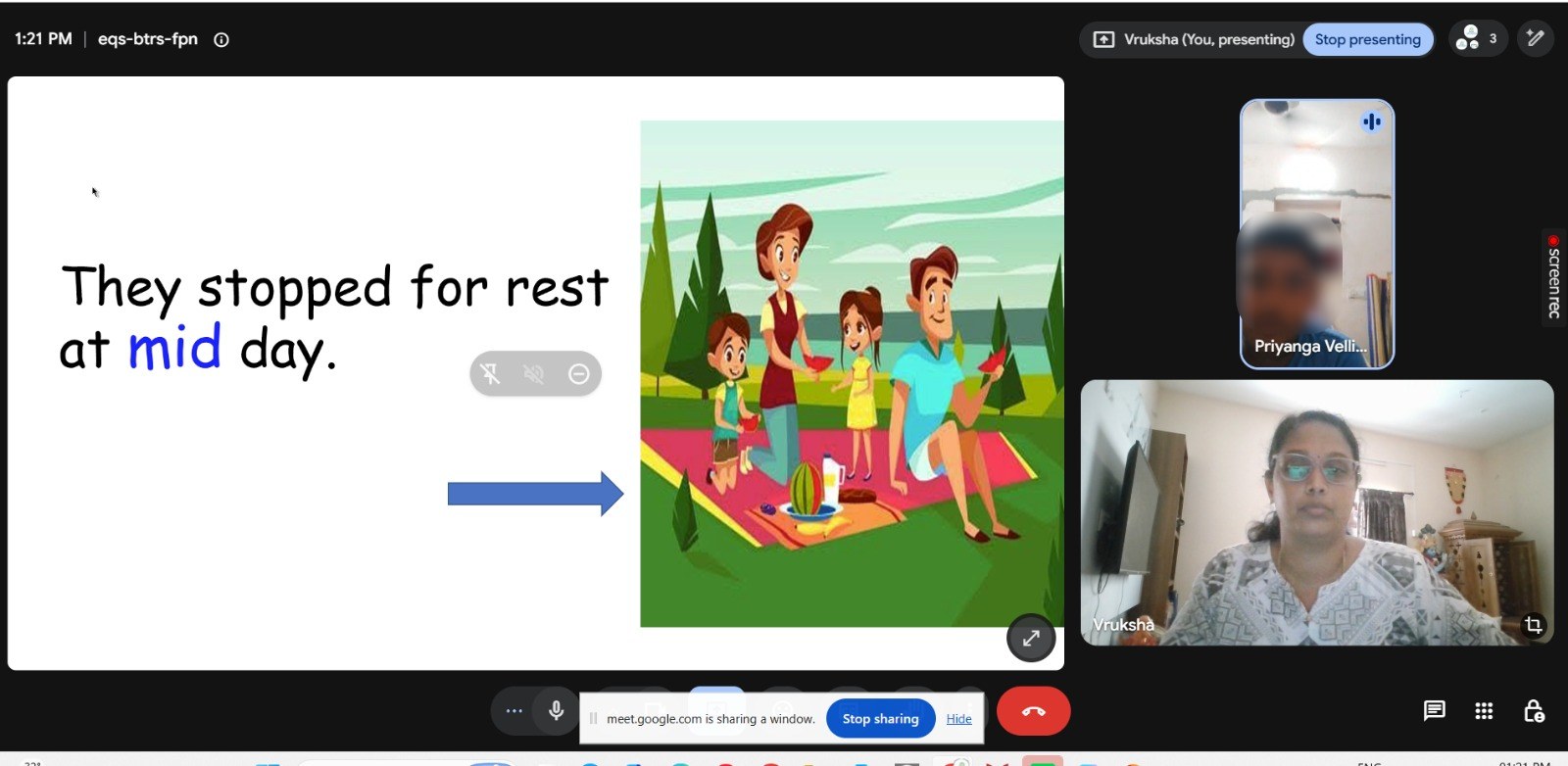 Online phonics class for kids